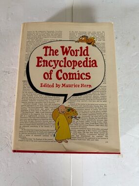 The World Encyclopedia of Comics - Red & Cream Hardcover